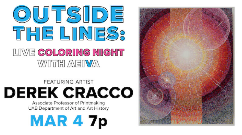 Outside the Lines: LIVE Coloring with AEIVA featuring Derek Cracco